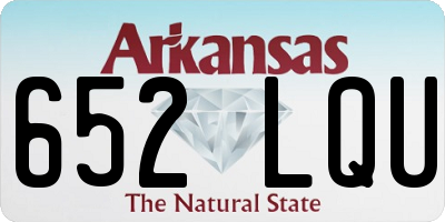 AR license plate 652LQU