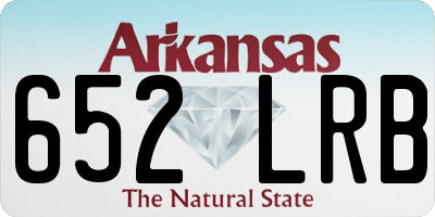 AR license plate 652LRB