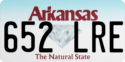AR license plate 652LRE