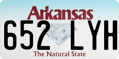 AR license plate 652LYH