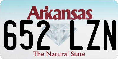 AR license plate 652LZN