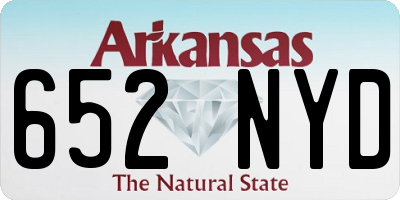 AR license plate 652NYD