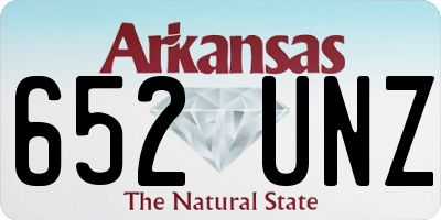 AR license plate 652UNZ