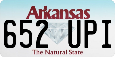 AR license plate 652UPI