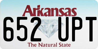 AR license plate 652UPT