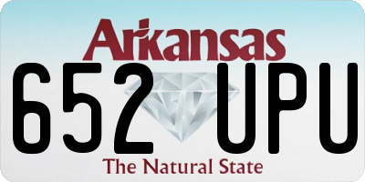AR license plate 652UPU
