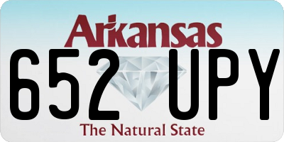 AR license plate 652UPY