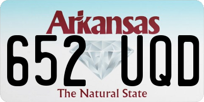 AR license plate 652UQD
