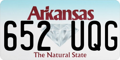 AR license plate 652UQG