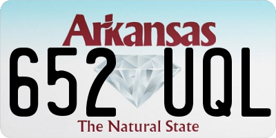 AR license plate 652UQL