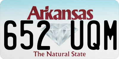 AR license plate 652UQM