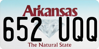 AR license plate 652UQQ