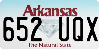 AR license plate 652UQX