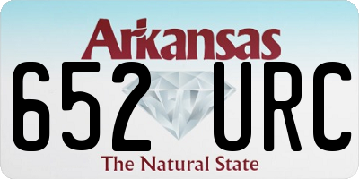AR license plate 652URC