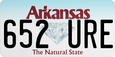 AR license plate 652URE
