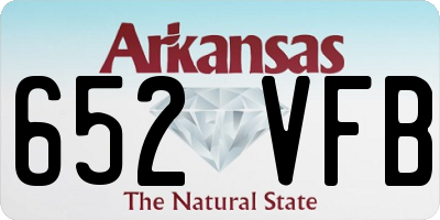 AR license plate 652VFB
