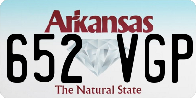 AR license plate 652VGP