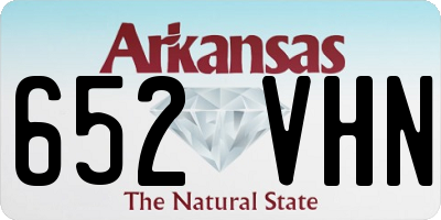 AR license plate 652VHN