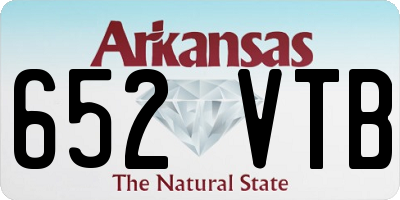 AR license plate 652VTB