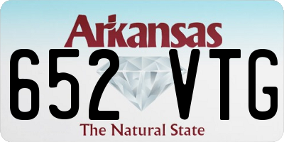 AR license plate 652VTG