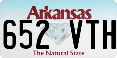 AR license plate 652VTH