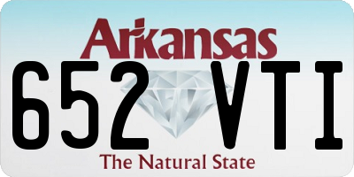 AR license plate 652VTI