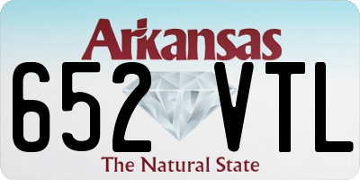 AR license plate 652VTL