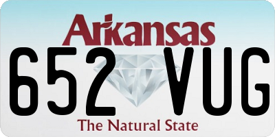 AR license plate 652VUG