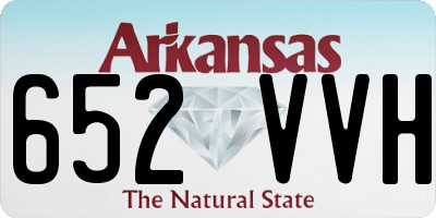 AR license plate 652VVH