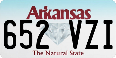 AR license plate 652VZI