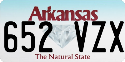 AR license plate 652VZX