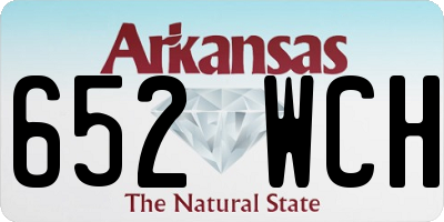 AR license plate 652WCH