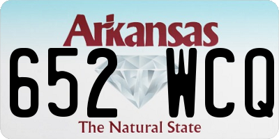 AR license plate 652WCQ