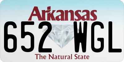 AR license plate 652WGL