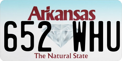 AR license plate 652WHU