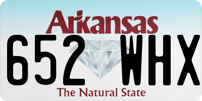 AR license plate 652WHX