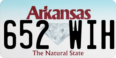 AR license plate 652WIH