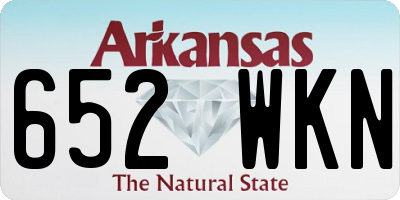 AR license plate 652WKN