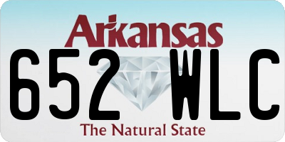 AR license plate 652WLC