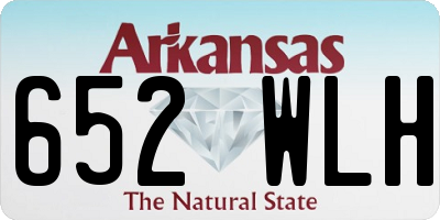 AR license plate 652WLH