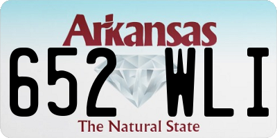 AR license plate 652WLI