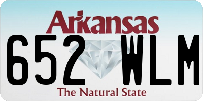 AR license plate 652WLM