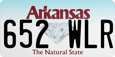 AR license plate 652WLR
