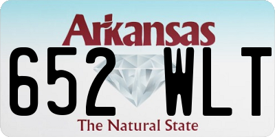 AR license plate 652WLT