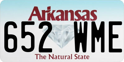 AR license plate 652WME