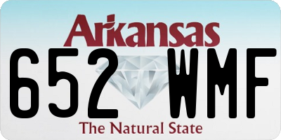 AR license plate 652WMF