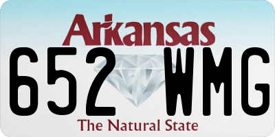 AR license plate 652WMG