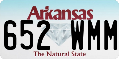 AR license plate 652WMM