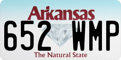 AR license plate 652WMP
