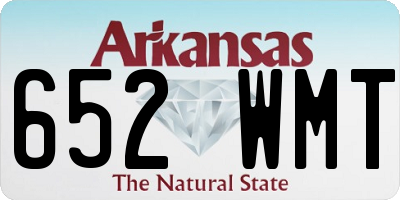 AR license plate 652WMT